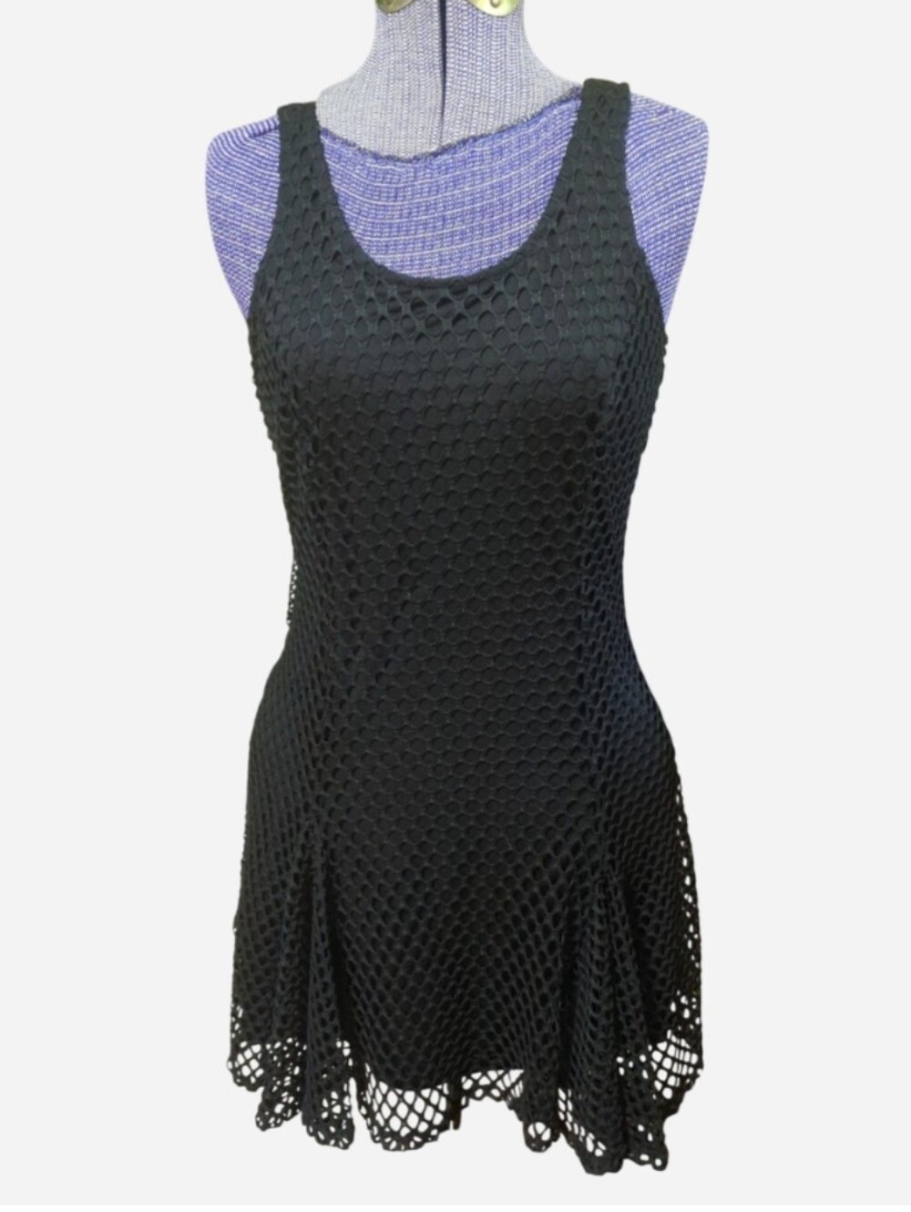 Black Knit Dress - Sz Sm